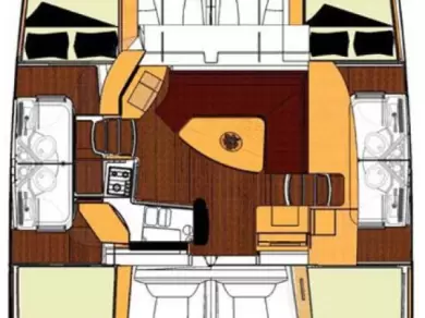 Hire Catamaran Fountaine Pajot with a boat licence