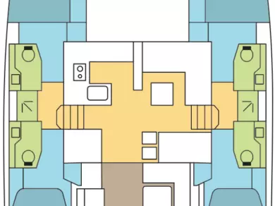 Yacht hire Le Marin cheap Nautitech 46 Fly