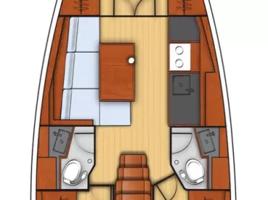 Hire Sailboat Bénéteau with a boat licence