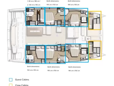 Hire Catamaran with or without skipper Bali Kaštela