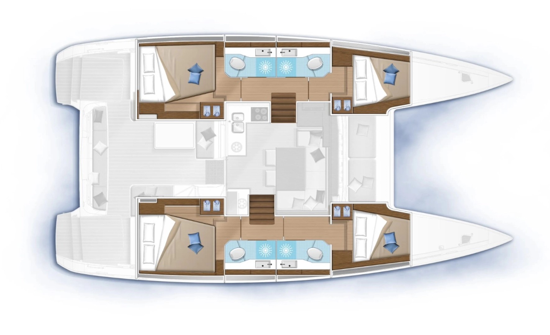 Catamaran hire in Kaštela - Lagoon Lagoon 40