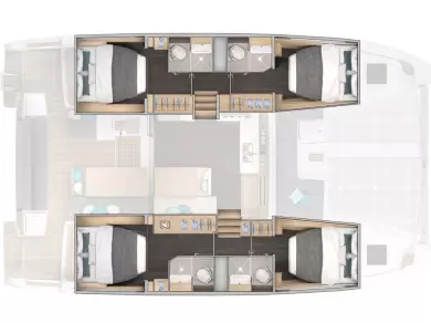 Hire Catamaran Lagoon with a boat licence