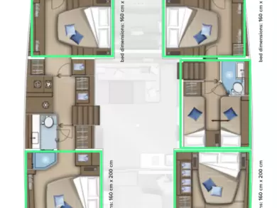 Yacht hire Kaštela cheap Lagoon 55