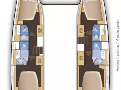 Hire Catamaran with or without skipper Lagoon Primošten