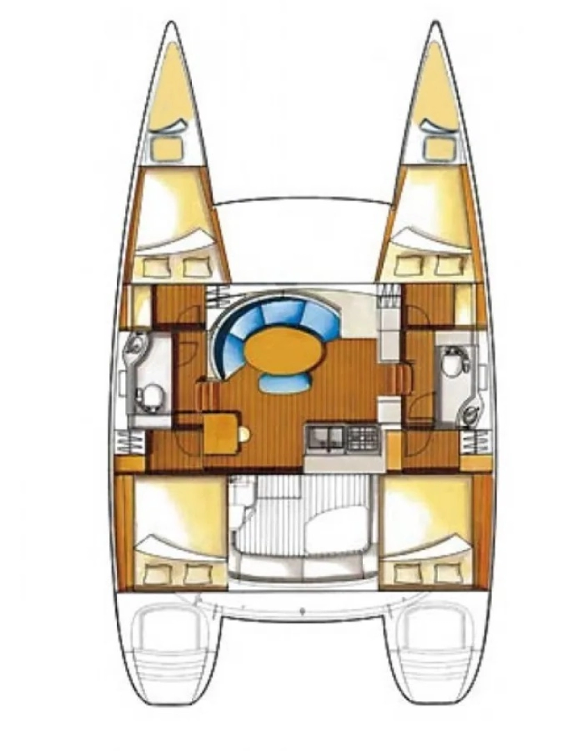 Yacht charter Lefkáda - Lagoon Lagoon 380 S2 on SamBoat