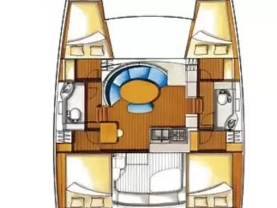 Yacht charter Lefkáda - Lagoon Lagoon 380 S2 on SamBoat