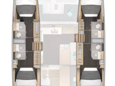 Charter a Lagoon Lagoon 43 in Alimos on Samboat