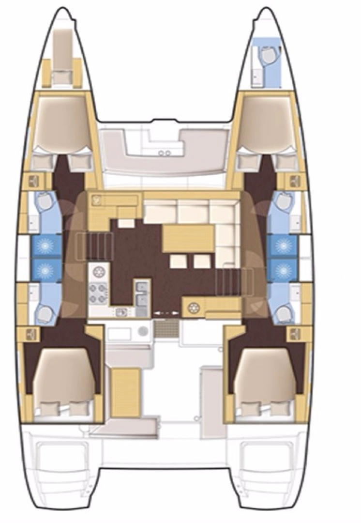 Hire Catamaran with or without skipper Lagoon Alimos