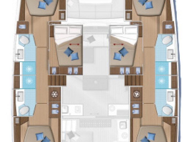 Yacht charter Lávrio - Lagoon Lagoon 50 on SamBoat