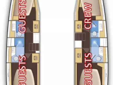 Hire Catamaran with or without skipper Lagoon Split