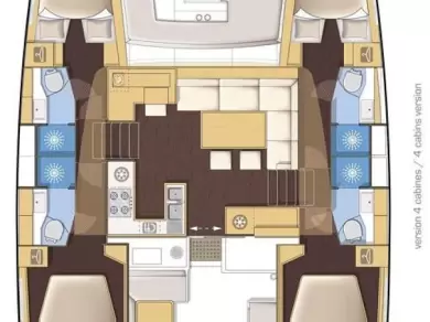 Hire Catamaran Lagoon with a boat licence