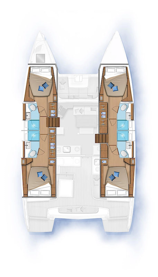 Catamaran to hire Sukošan at the best price