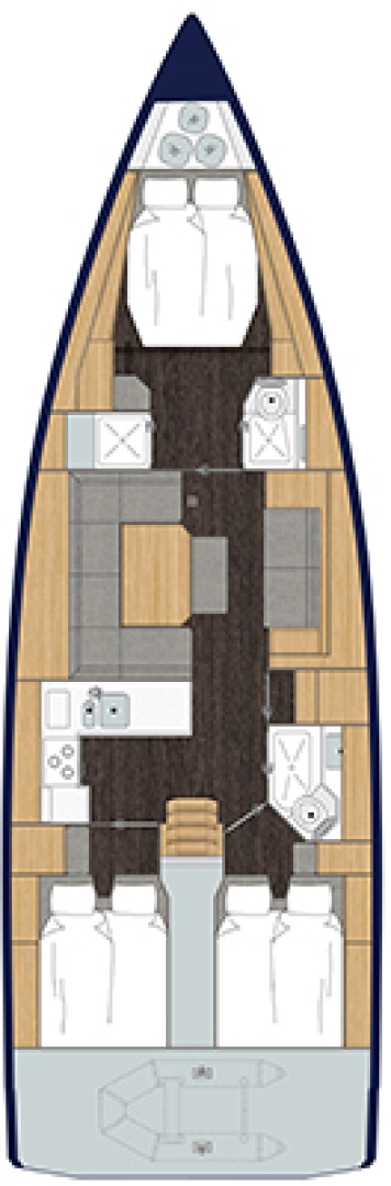 Charter a Bavaria Bavaria C45 in Gouvia on Samboat