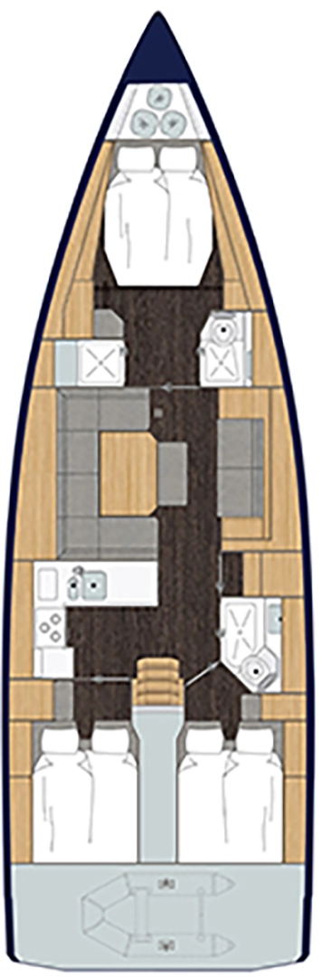 Hire Sailboat Bavaria with a boat licence