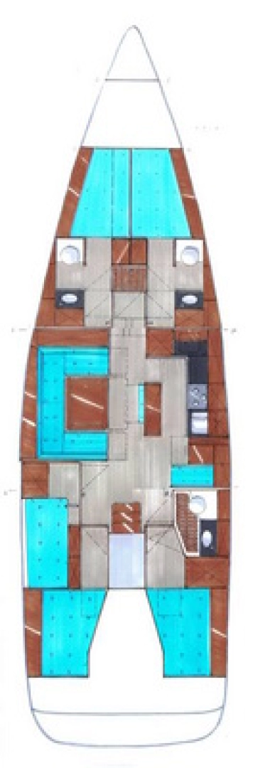 Yacht hire Kos cheap Cruiser 55