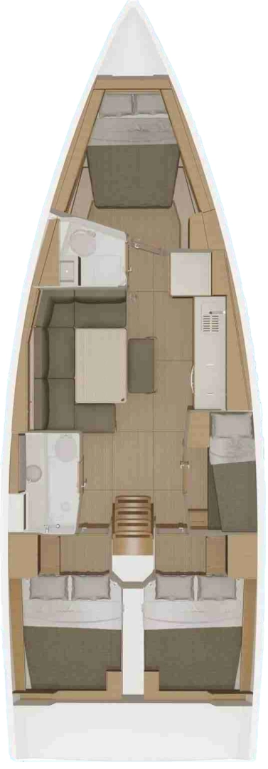 Dufour Dufour 430 charter bareboat or skippered in  Rodi Garganico