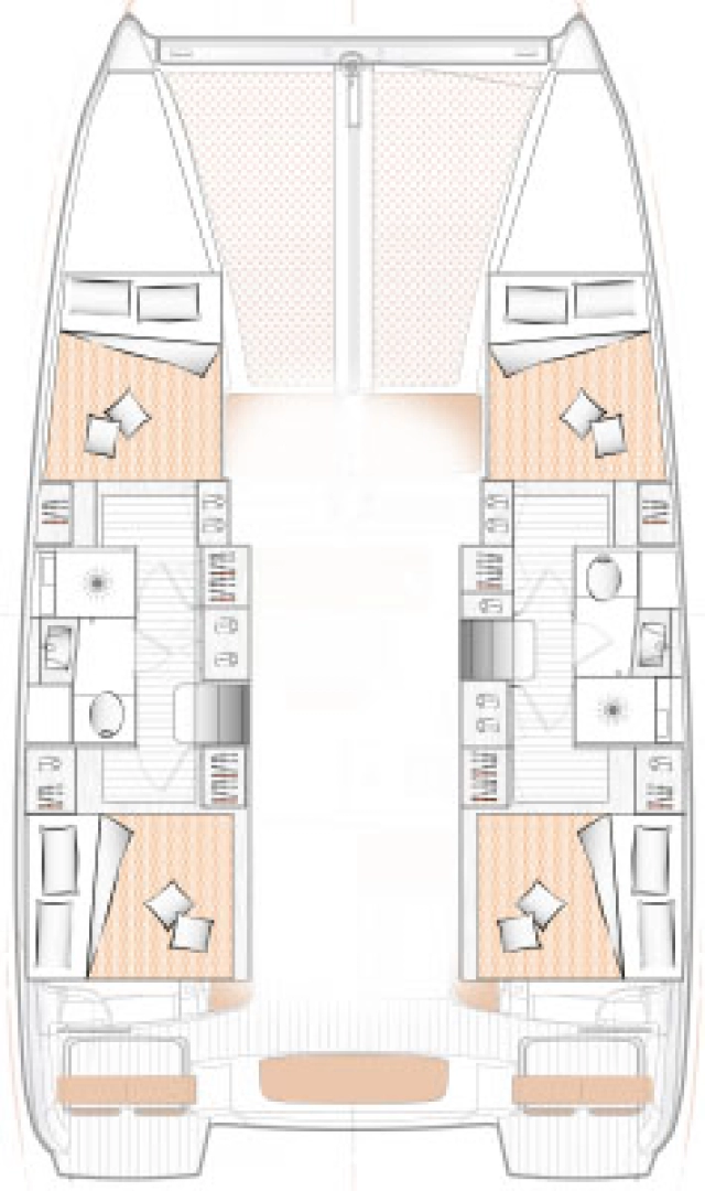 Catamaran hire in Paros (Island) - Excess Excess 11