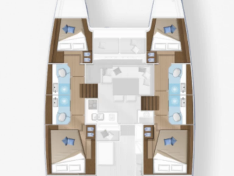 Hire Catamaran Lagoon with a boat licence