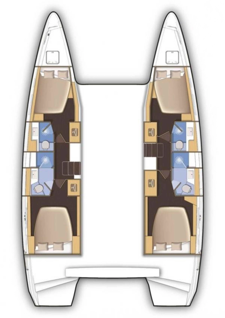 Hire Catamaran Lagoon with a boat licence
