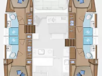 Hire Catamaran Lagoon with a boat licence