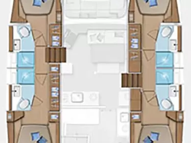 Lagoon Lagoon 46 charter bareboat or skippered in  Alimos