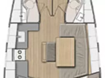 Hire Sailboat with or without skipper Bénéteau Lefkáda