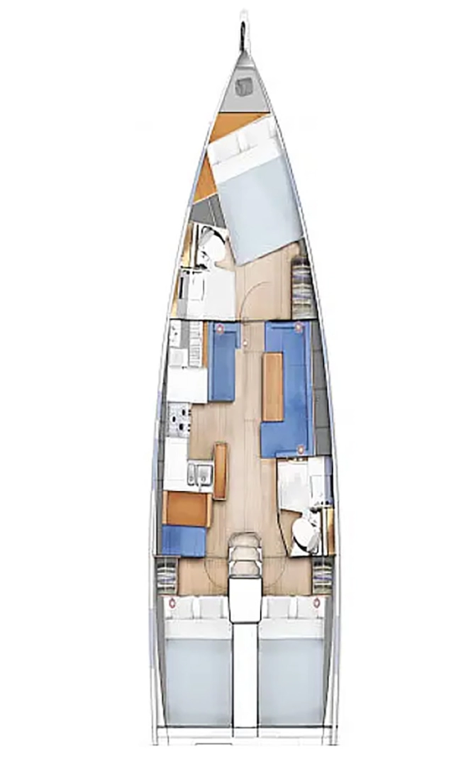 Hire a Jeanneau Sun Odyssey 410 Zadar