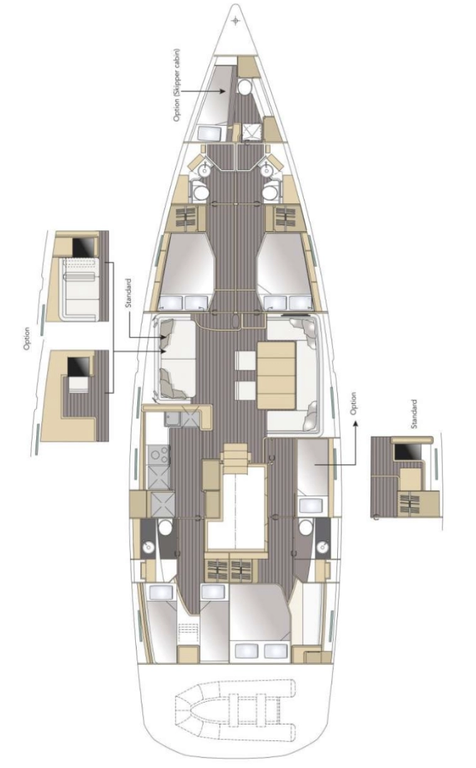 Hire Sailboat Jeanneau with a boat licence