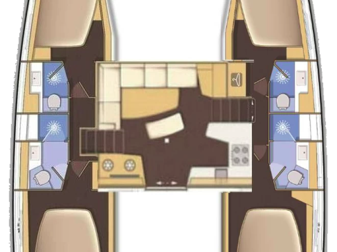 Hire Catamaran Lagoon with a boat licence