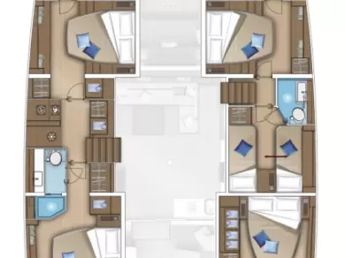 Hire Catamaran Lagoon with a boat licence