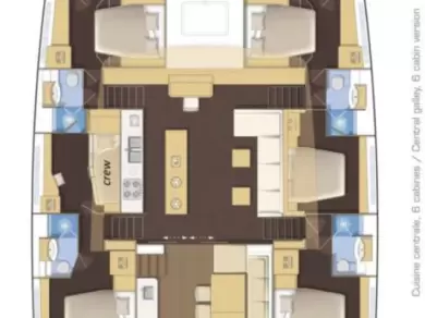 Yacht charter Ellinikó - Lagoon Lagoon 620 on SamBoat