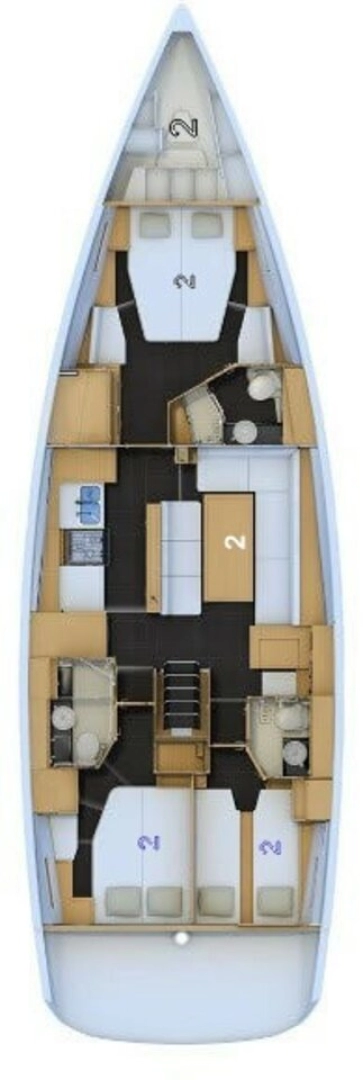 Charter a Jeanneau Jeanneau 54 in Road Town on Samboat