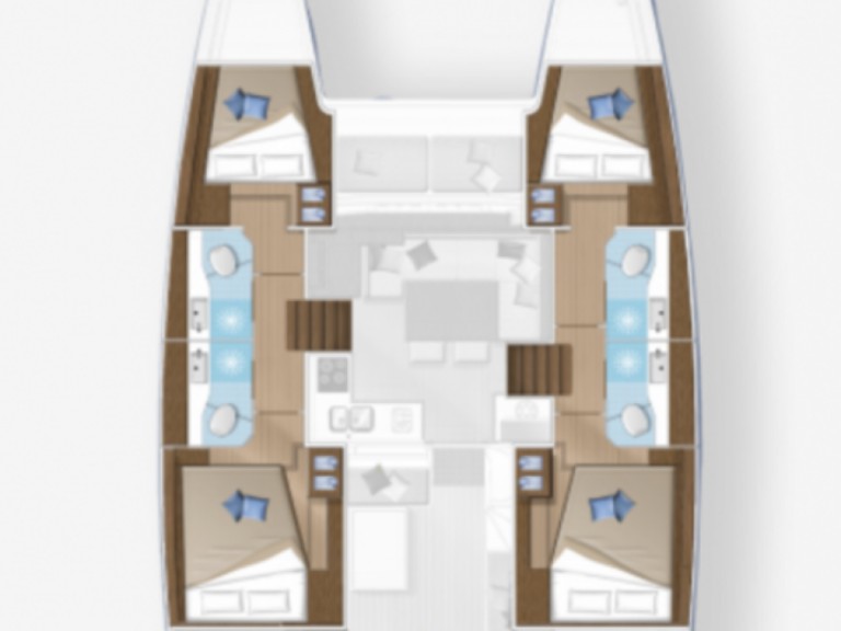 Lagoon Lagoon 40 charter bareboat or skippered in  Road Town