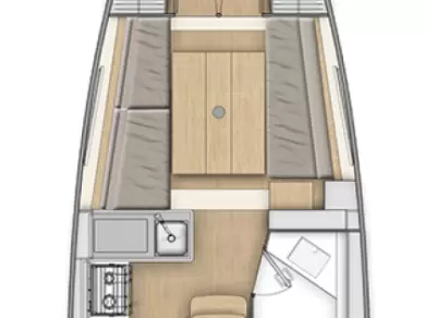 Hire Sailboat Bénéteau with a boat licence