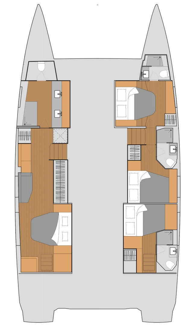 Fountaine Pajot Aura 51 charter bareboat or skippered in  Annapolis
