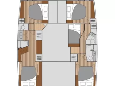 Catamaran hire in Frenchtown - Fountaine Pajot Saba 50