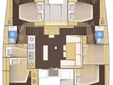 Catamaran hire in Belize City - Lagoon Lagoon 52