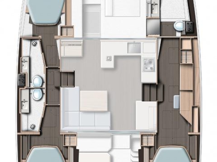 Charter a Leopard Catamarans / Robertson & Caine Leopard 42 - 3 cab. in Marsh Harbour on Samboat