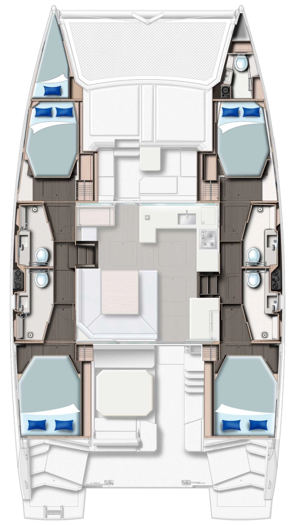 Hire Catamaran with or without skipper Leopard Catamarans / Robertson & Caine Belize City