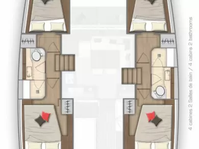 Yacht hire Ao Po cheap Lagoon 40