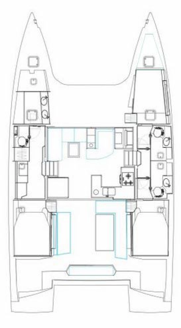 Hire Catamaran Nautitech with a boat licence