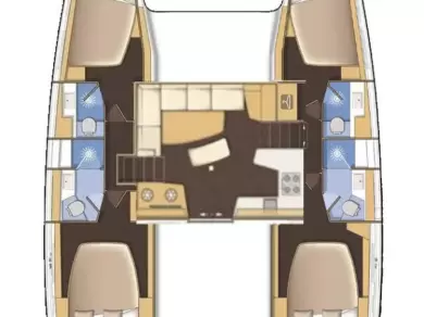 Lagoon Lagoon 42 charter bareboat or skippered in  Mahé