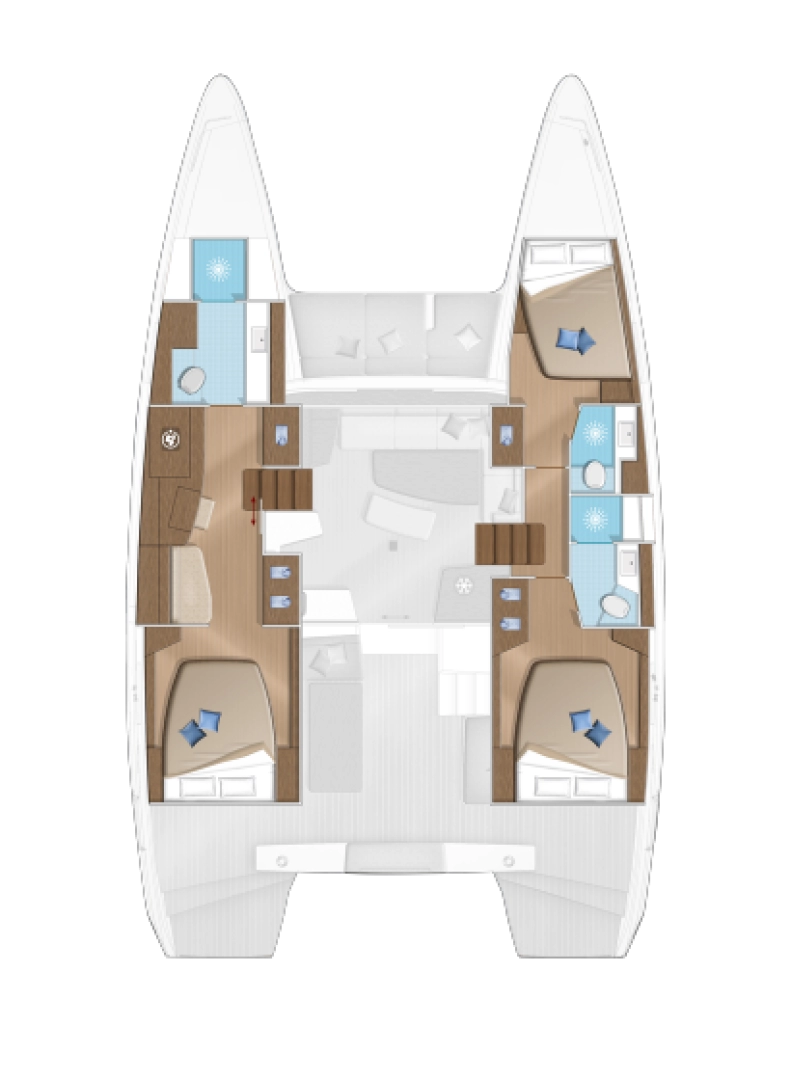 Hire Catamaran with or without skipper Lagoon Rogoznica