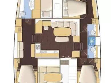 Yacht charter Rogoznica - Lagoon Lagoon 421 on SamBoat