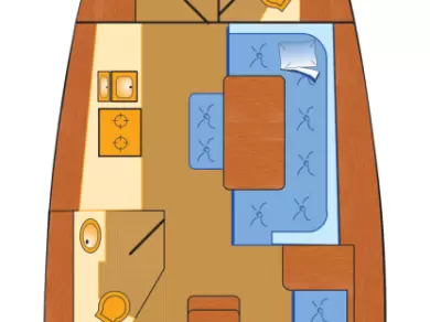 Hire Sailboat Bavaria with a boat licence