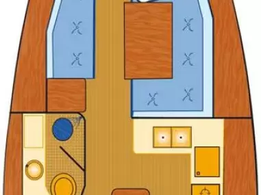 Hire Sailboat Jeanneau with a boat licence