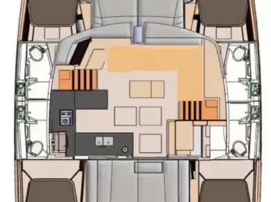 Yacht hire Zanzibar cheap Helia 44