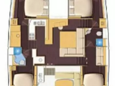 Lagoon Lagoon 500 charter bareboat or skippered in  Wyk auf Föhr