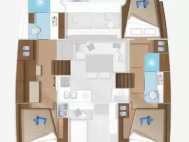 Lagoon Lagoon 40 charter bareboat or skippered in  Pomer