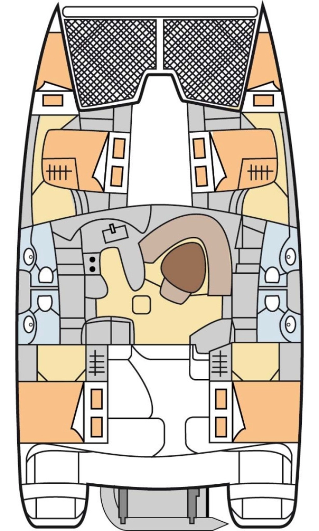 Charter a Leopard Catamarans / Robertson & Caine Leopard 4300 in Fethiye on Samboat